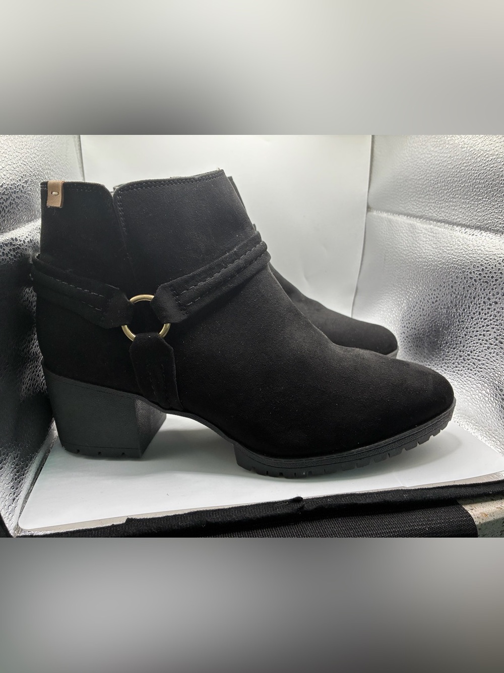 Dr. Scholl’s Laney Bootie Black Ankle Boots Women’s 11M EU 41 Comfort Booties
